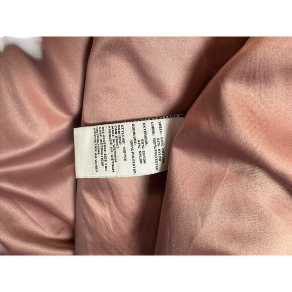 Y2K Trench Coat in navy Blue with pink lining - Picture 6 of 6